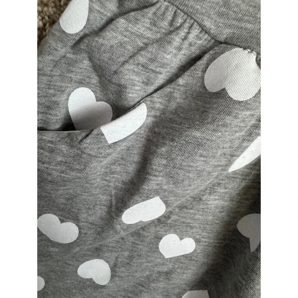 NFL Team Apparel Atlanta Falcons Toddler Girls Heart Print Dress Grey 4T New